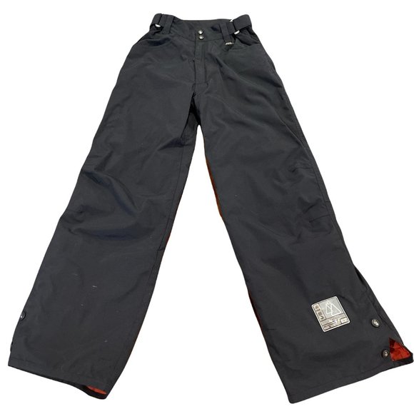 Kids Rip Curl Black Lined Ski/Snowboard Pants - Size 12 - Picture 1 of 8